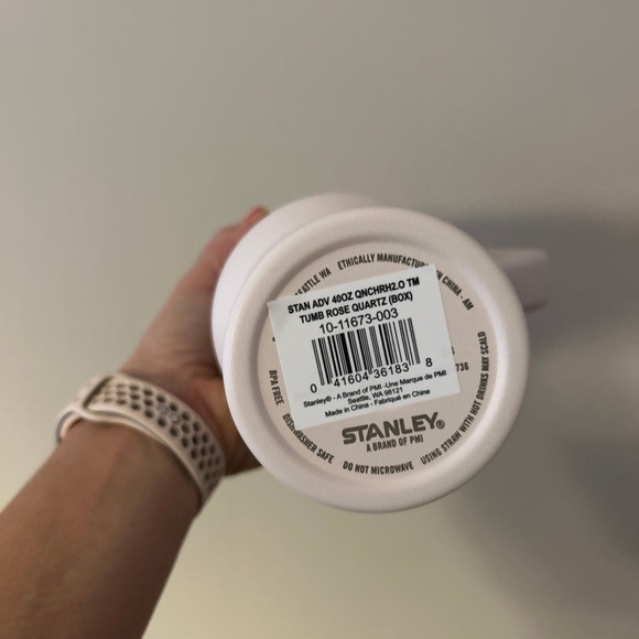 (NWT) Stanley 40 oz. Quencher H2.0 FlowState Tumbler in Rose Quartz - Picture 9 of 16